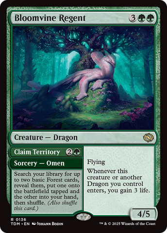 Bloomvine Regent [Tarkir: Dragonstorm] Magic: The Gathering