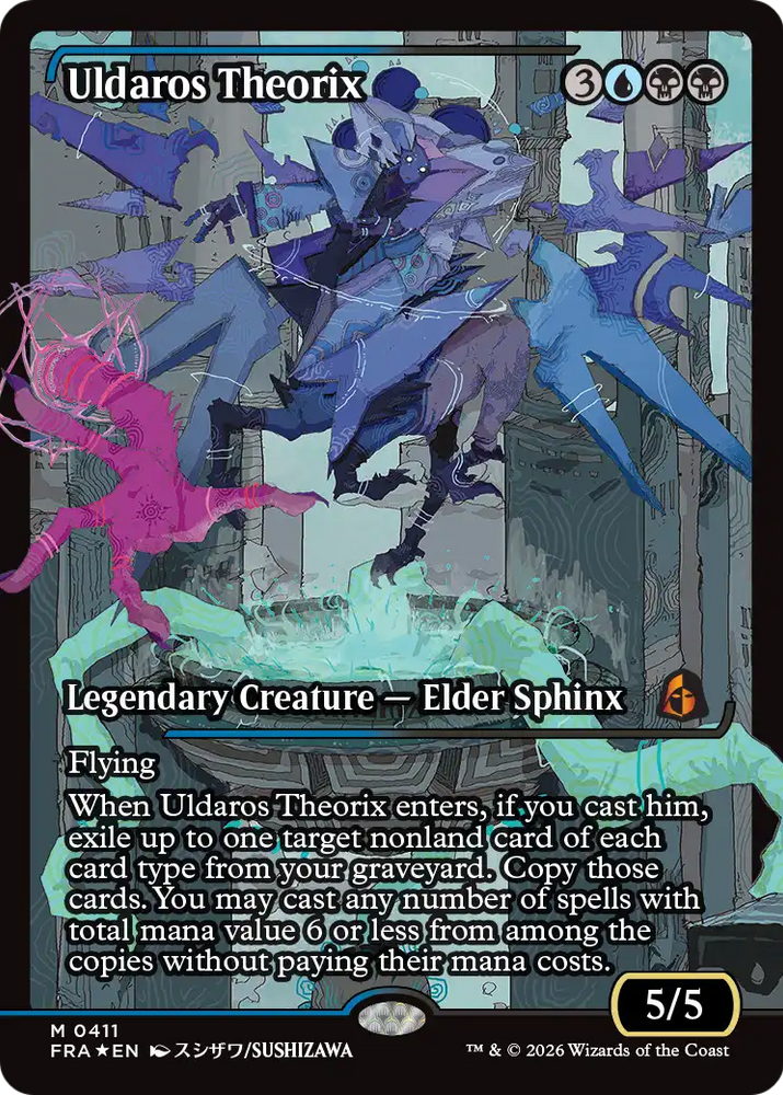 Uldaros Theorix (Showcase) (0411) [Reality Fracture] Magic: The Gathering