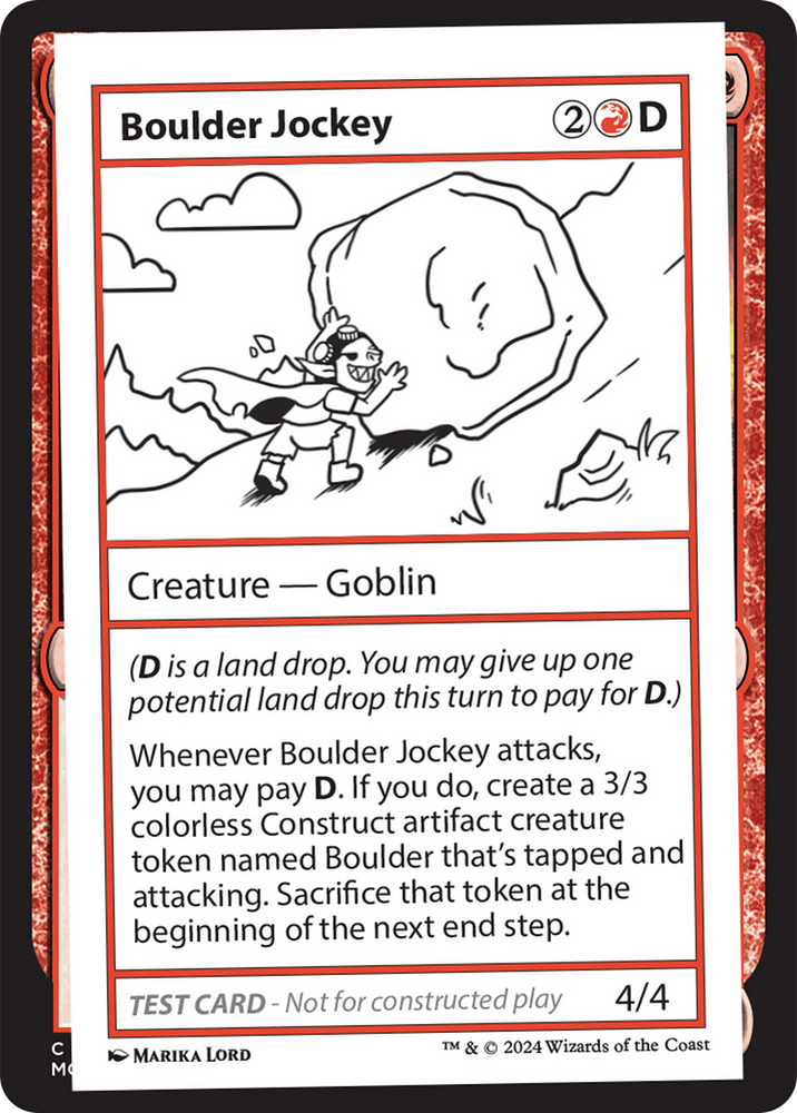 Boulder Jockey [Mystery Booster 2 Playtest Cards] Magic: The Gathering