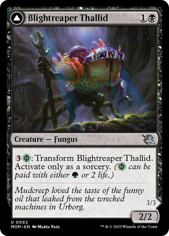 Blightreaper Thallid // Blightsower Thallid [March of the Machine] Magic: The Gathering