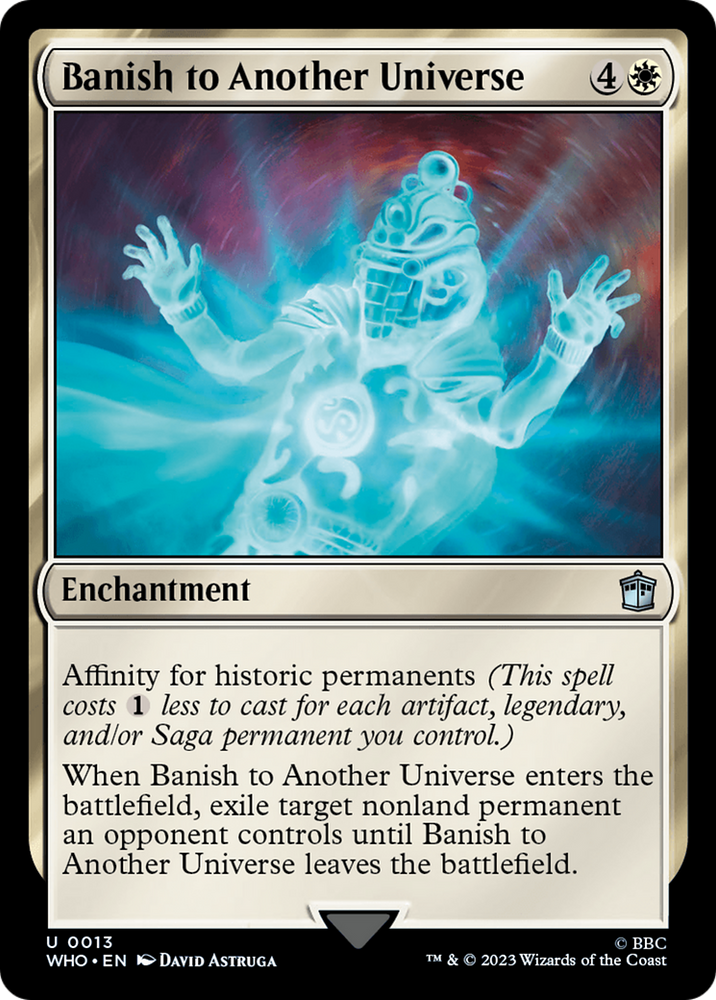 Banish to Another Universe [Doctor Who] Magic: The Gathering