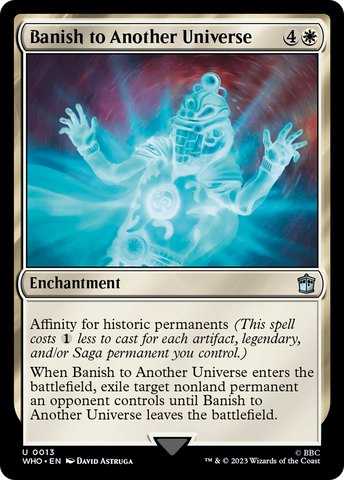 Banish to Another Universe [Doctor Who] Magic: The Gathering