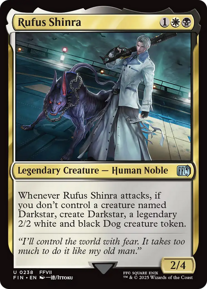 Rufus Shinra [FINAL FANTASY] Magic: The Gathering