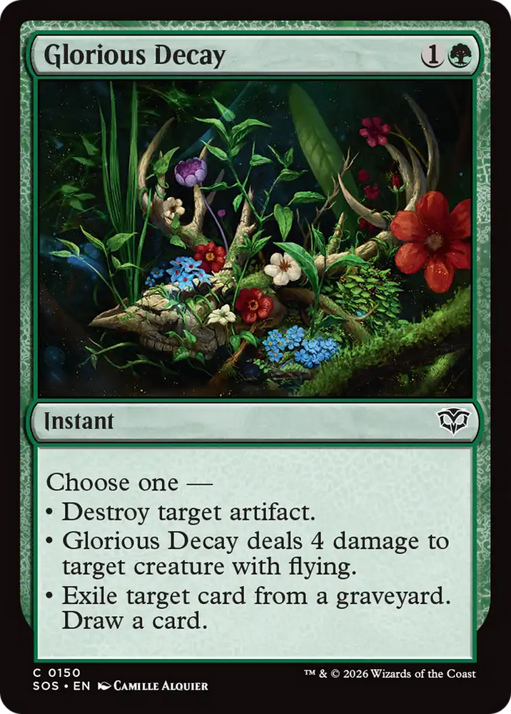 Glorious Decay [Secrets of Strixhaven] Magic: The Gathering