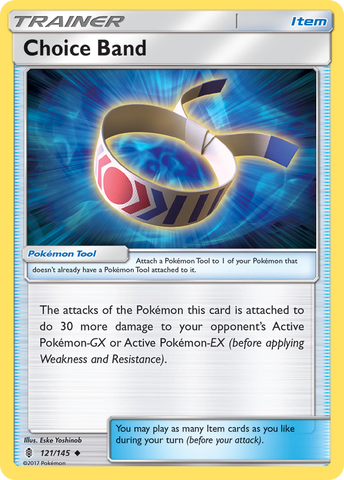Choice Band (121/145) [Sun & Moon: Guardians Rising] Pokémon