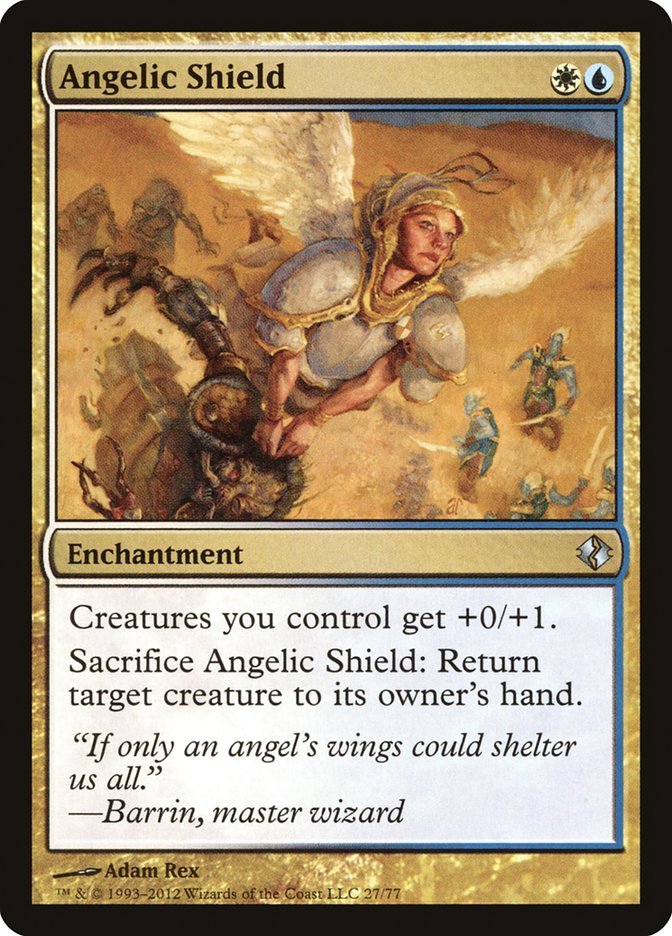 Angelic Shield [Duel Decks: Venser vs. Koth] Magic: The Gathering