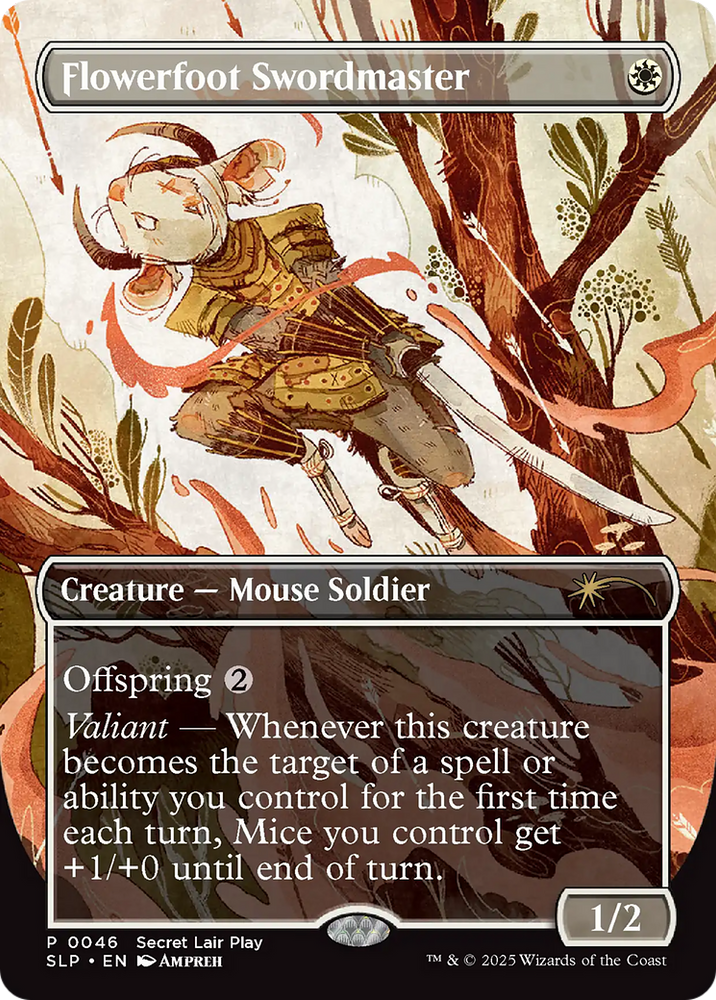 Flowerfoot Swordmaster [Secret Lair Showdown] Magic: The Gathering