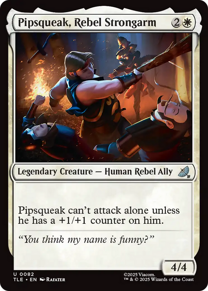 Pipsqueak, Rebel Strongarm [Avatar: The Last Airbender: Eternal-Legal] Magic: The Gathering