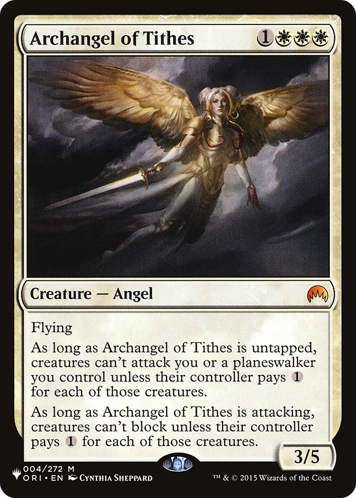 Archangel of Tithes [Secret Lair: Angels] Magic: The Gathering
