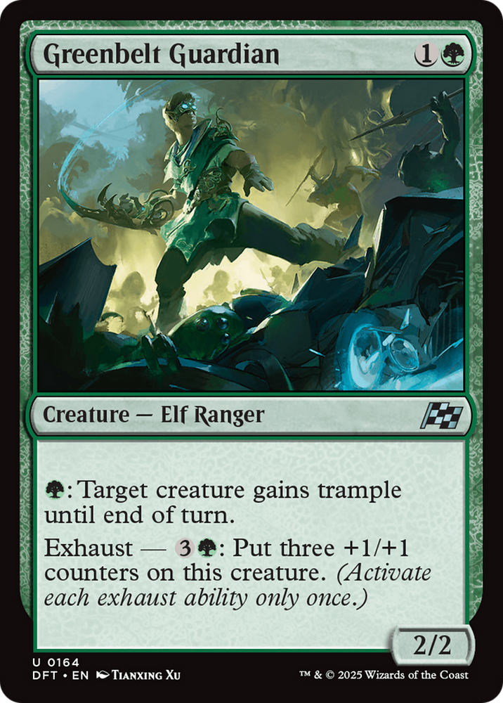 Greenbelt Guardian [Aetherdrift] Magic: The Gathering