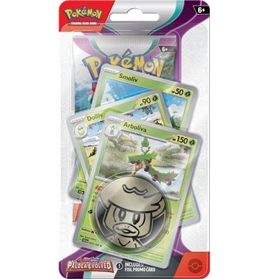 Scarlet & Violet: Paldea Evolved - Single Pack Blister (Arboliva, Dolliv, Smoliv) Pokémon