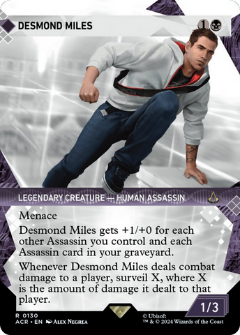 Desmond Miles (Showcase) [Assassin's Creed] Magic: The Gathering