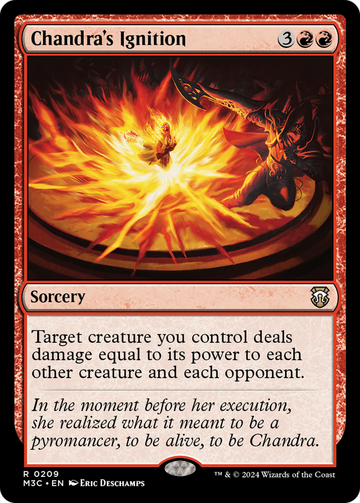 Chandra's Ignition [Modern Horizons 3 Commander] Magic: The Gathering