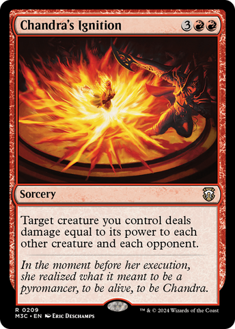 Chandra's Ignition [Modern Horizons 3 Commander] Magic: The Gathering