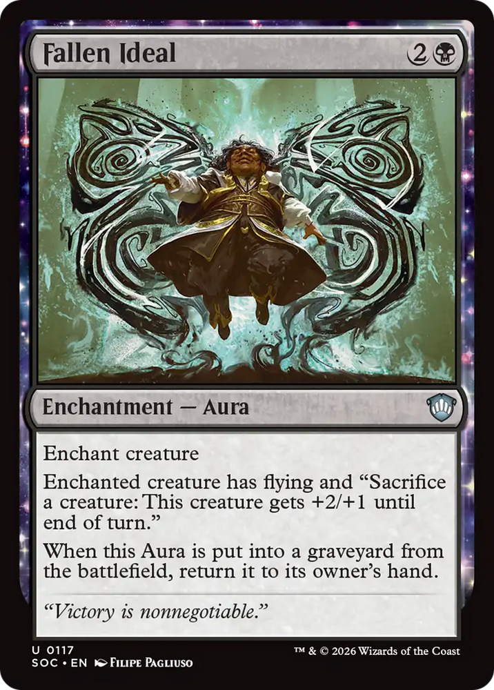 Fallen Ideal [Secrets of Strixhaven Commander] Magic: The Gathering