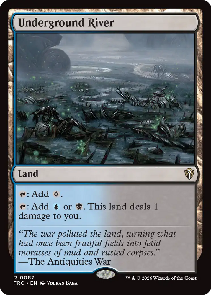 Underground River [Reality Fracture Commander] Magic: The Gathering