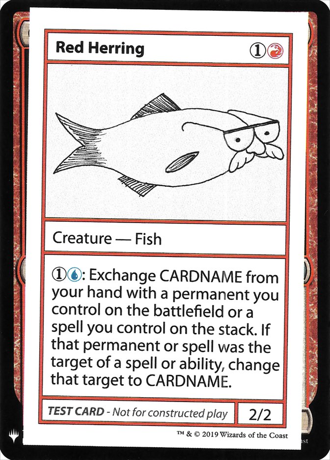 Red Herring [Mystery Booster Playtest Cards] Magic: The Gathering