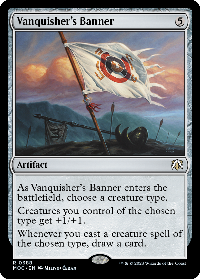 Vanquisher's Banner [March of the Machine Commander] Magic: The Gathering