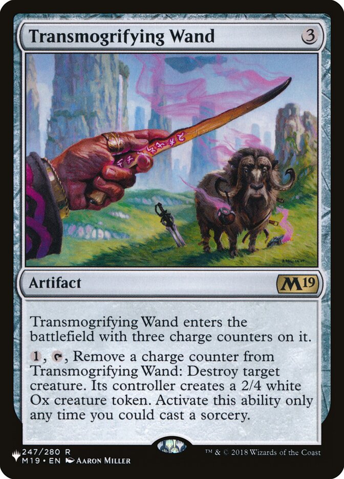 Transmogrifying Wand [The List] Magic: The Gathering