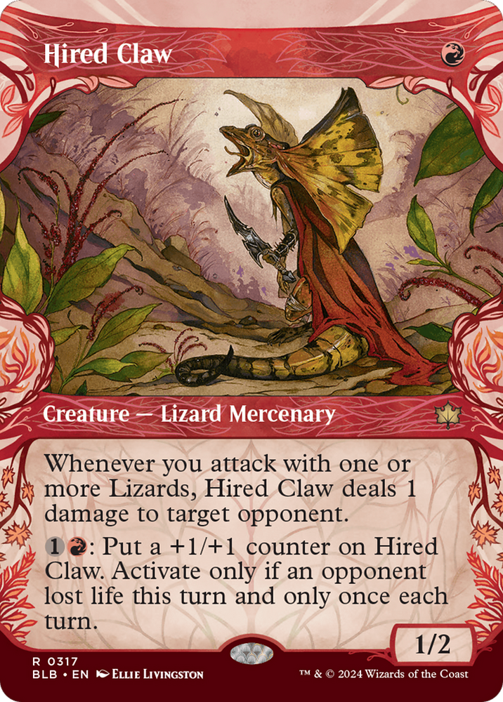 Hired Claw (Showcase) [Bloomburrow] Magic: The Gathering