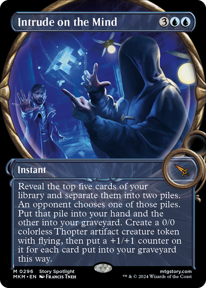 Intrude on the Mind (Showcase) [Murders at Karlov Manor] Magic: The Gathering