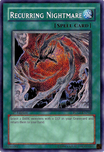 Recurring Nightmare [FOTB-EN066] Secret Rare Yu-Gi-Oh!