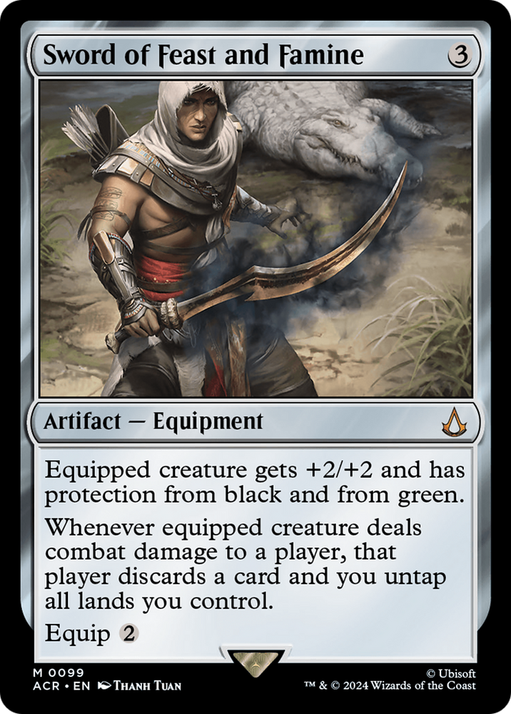 Sword of Feast and Famine [Assassin's Creed] Magic: The Gathering