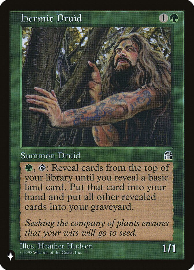 Hermit Druid [The List] Magic: The Gathering