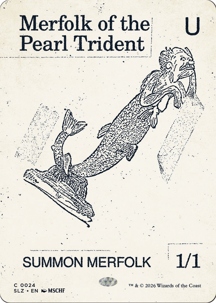 Merfolk of the Pearl Trident (0024) [Secret Lair x MSCHF: The Zeta Set] Magic: The Gathering