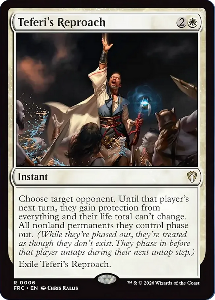 Teferi's Reproach [Reality Fracture Commander] Magic: The Gathering
