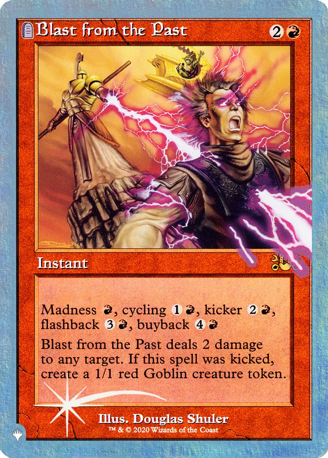 Blast from the Past (Unfinity Foil Edition) [The List] Magic: The Gathering