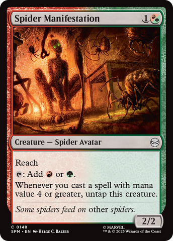 Spider Manifestation [Marvel's Spider-Man] Magic: The Gathering