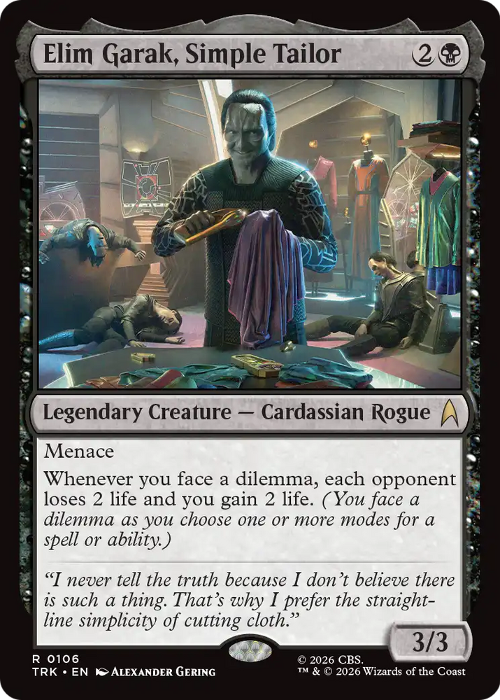 Elim Garak, Simple Tailor [Star Trek] Magic: The Gathering