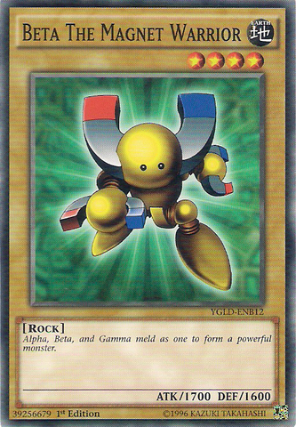 Beta The Magnet Warrior [YGLD-ENB12] Common Yu-Gi-Oh!