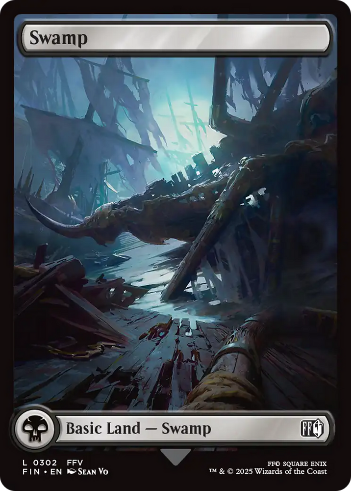 Swamp (0302) [FINAL FANTASY] Magic: The Gathering
