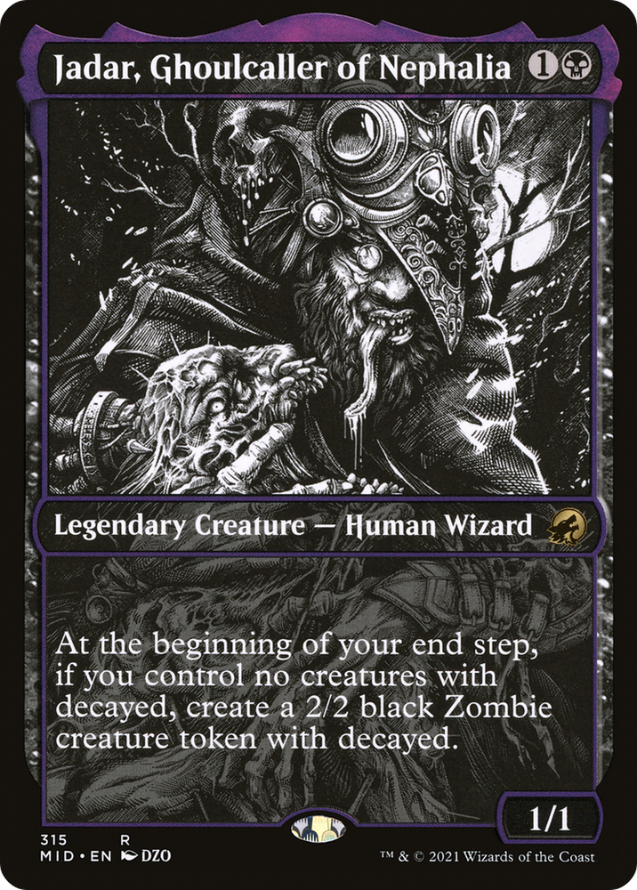 Jadar, Ghoulcaller of Nephalia (Showcase Eternal Night) [Innistrad: Midnight Hunt] Magic: The Gathering