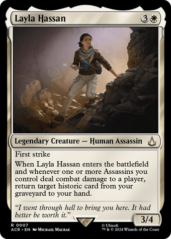 Layla Hassan [Assassin's Creed] Magic: The Gathering