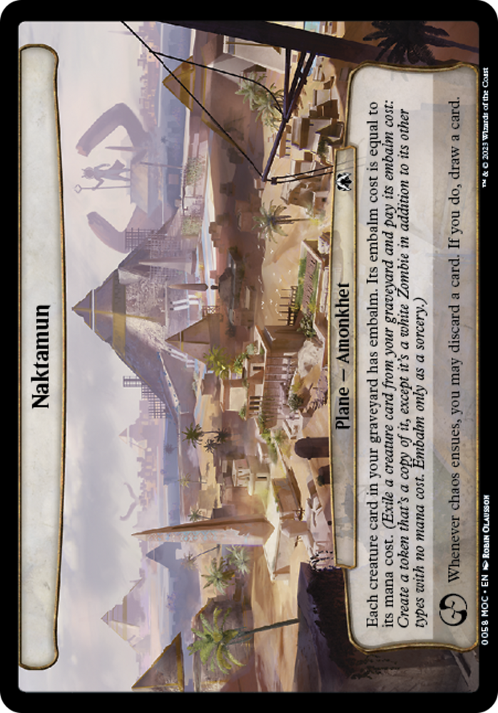 Naktamun [March of the Machine Commander] Magic: The Gathering