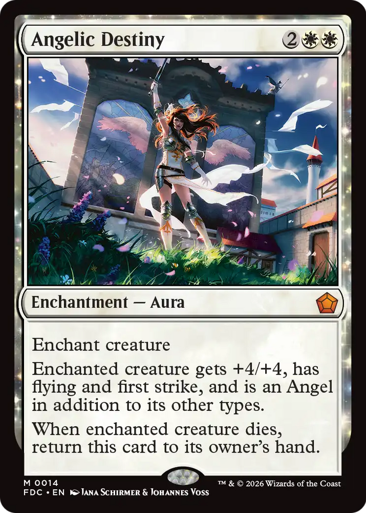 Angelic Destiny [Foundations Commander] Magic: The Gathering