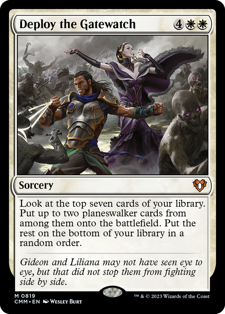 Deploy the Gatewatch [Commander Masters] Magic: The Gathering