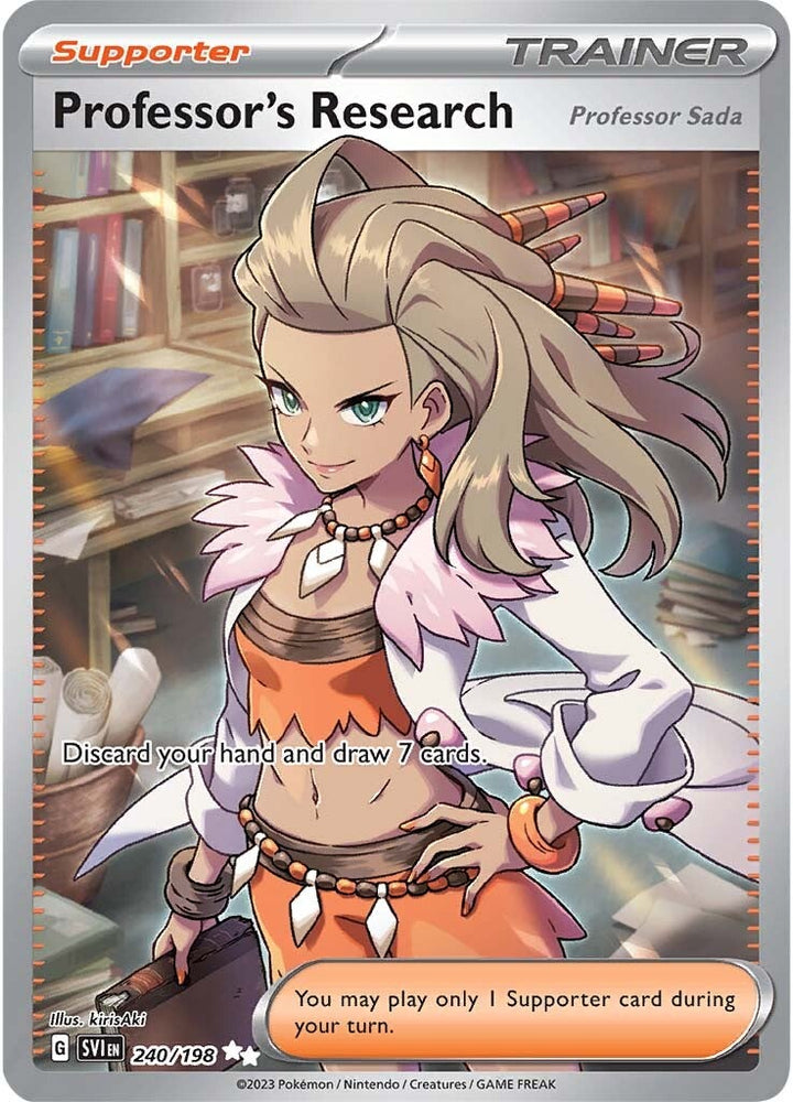 Professor's Research (240/198) [Scarlet & Violet: Base Set] Pokémon