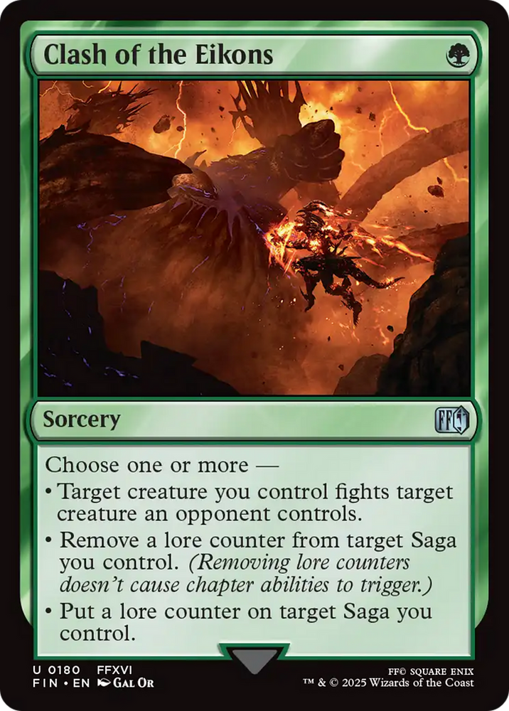 Clash of the Eikons [FINAL FANTASY] Magic: The Gathering