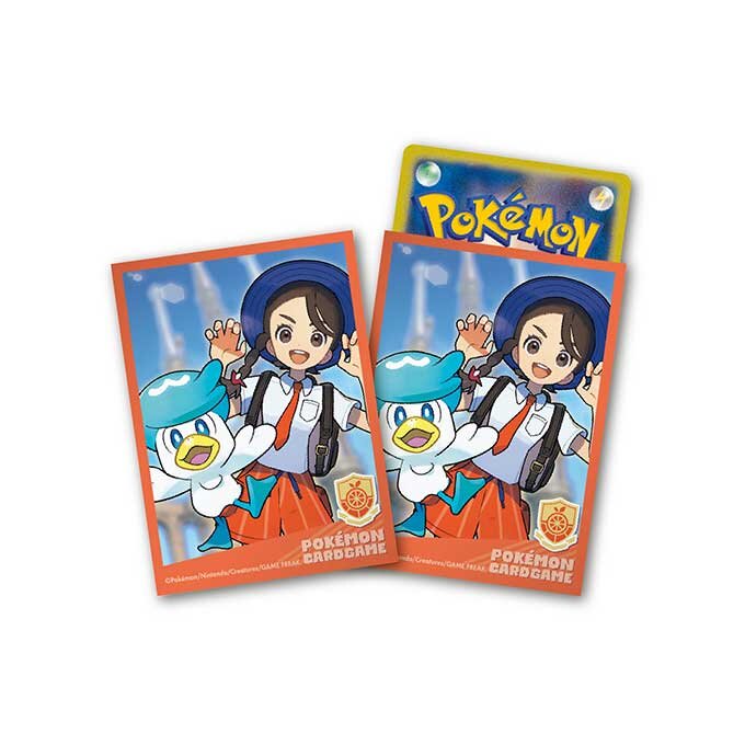 Card Sleeves - Pokemon Trainers Aoi & Quaxly (64-Pack) (Pokemon Center Japan Exclusive) Pokémon