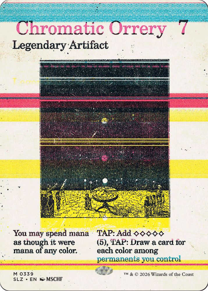 Chromatic Orrery (0339) [Secret Lair x MSCHF: The Zeta Set] Magic: The Gathering