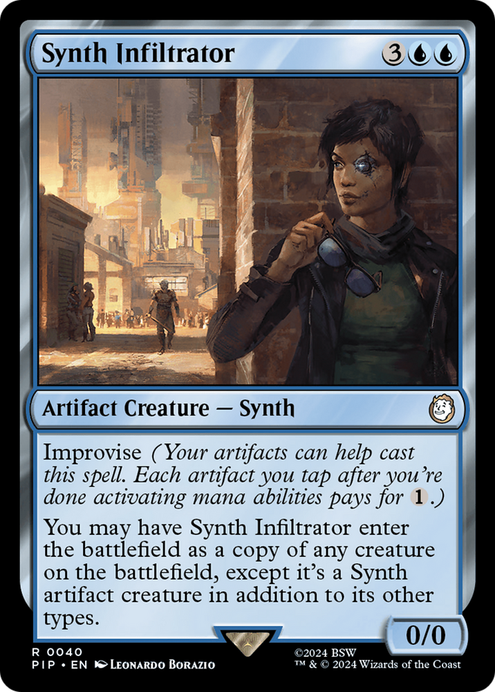 Synth Infiltrator [Fallout] Magic: The Gathering