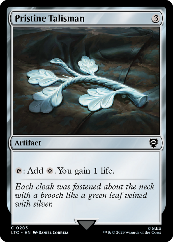 Pristine Talisman [The Lord of the Rings: Tales of Middle-Earth Commander] Magic: The Gathering