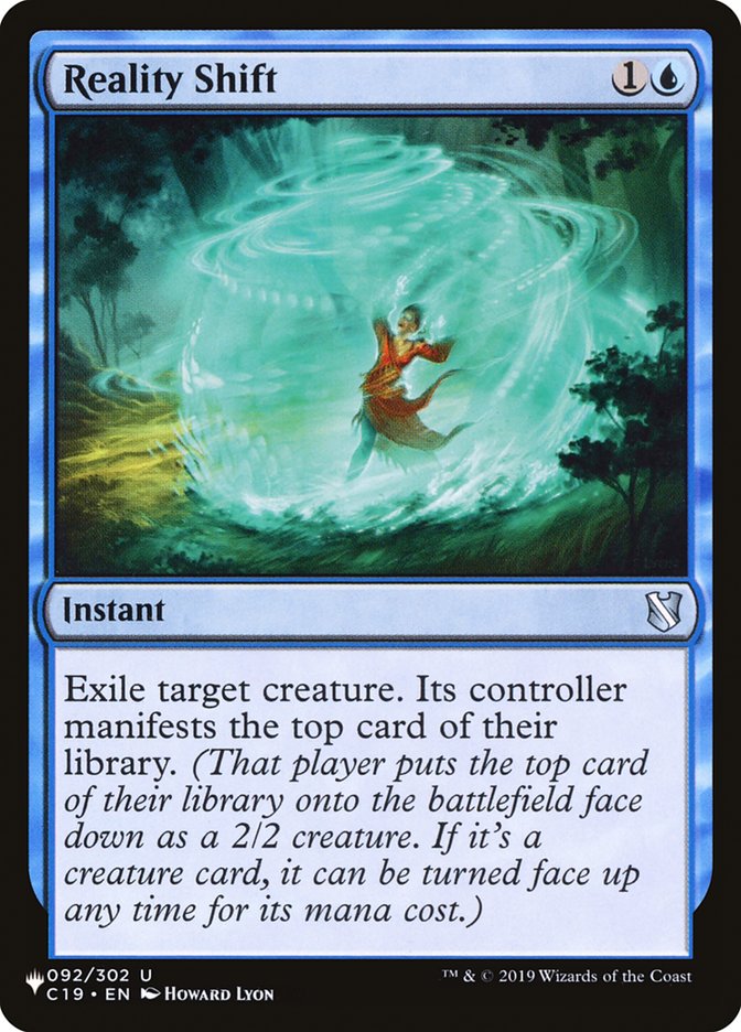 Reality Shift [The List] Magic: The Gathering