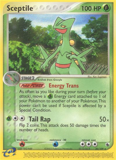 Sceptile (20/109) [EX: Ruby & Sapphire] Pokémon