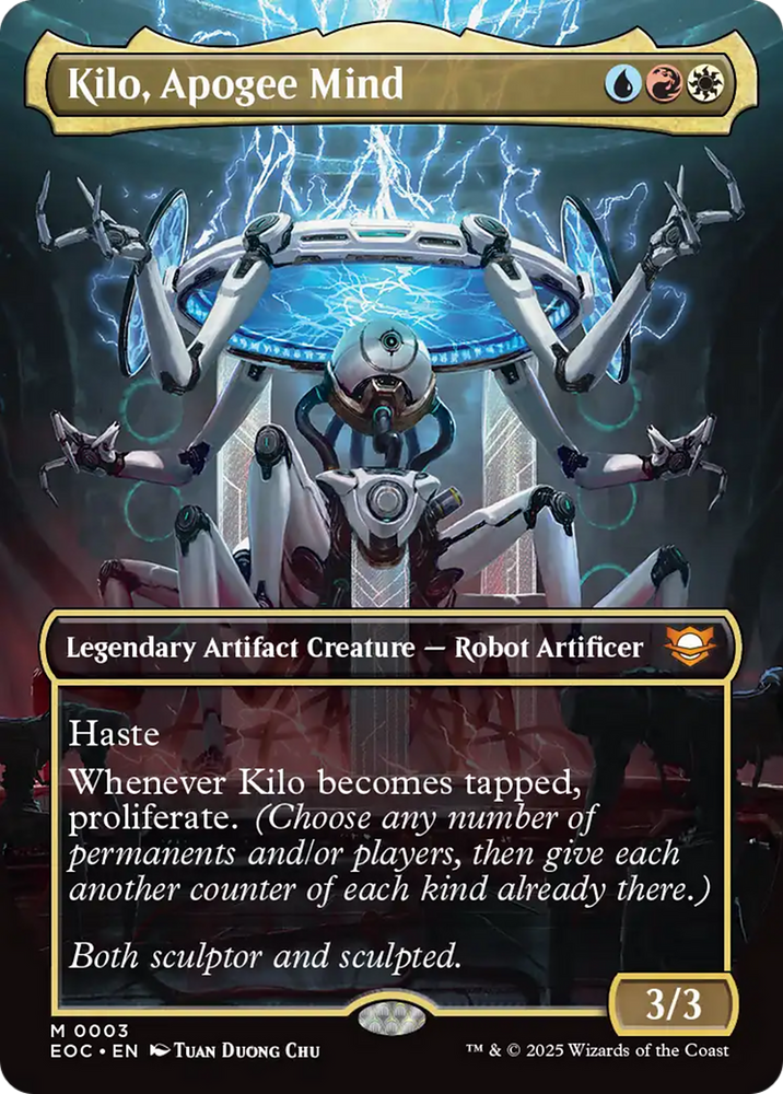 Kilo, Apogee Mind (Borderless) [Edge of Eternities Commander] Magic: The Gathering