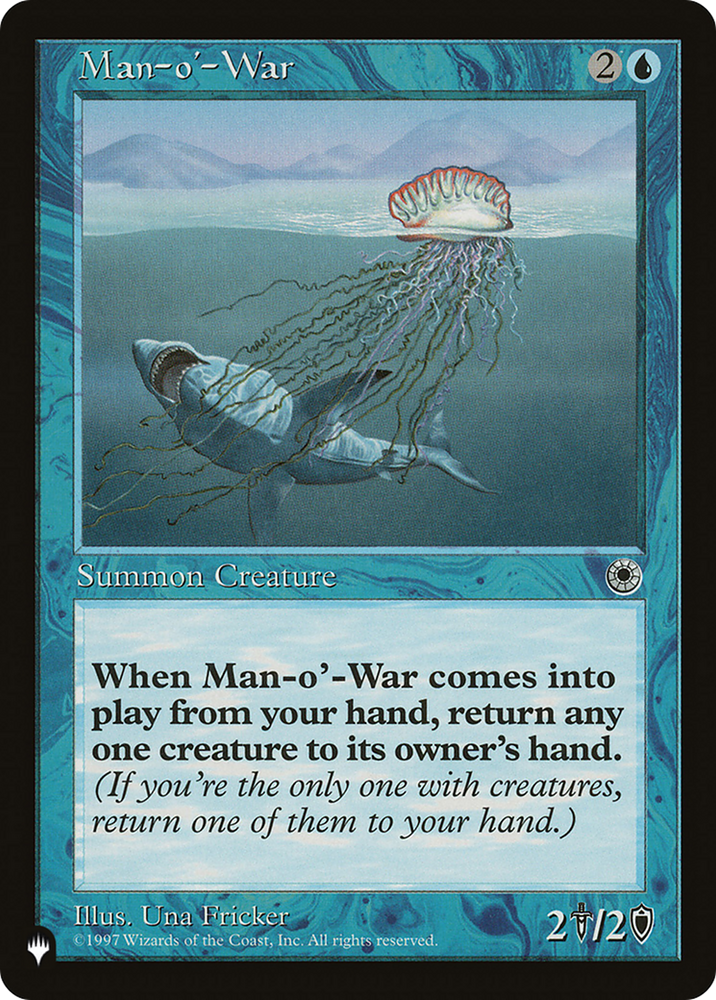 Man-o'-War (POR) [The List] Magic: The Gathering
